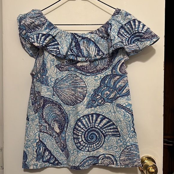 Lilly Pulitzer Stuffed Shells Printed Tank Top - Picture 4 of 4